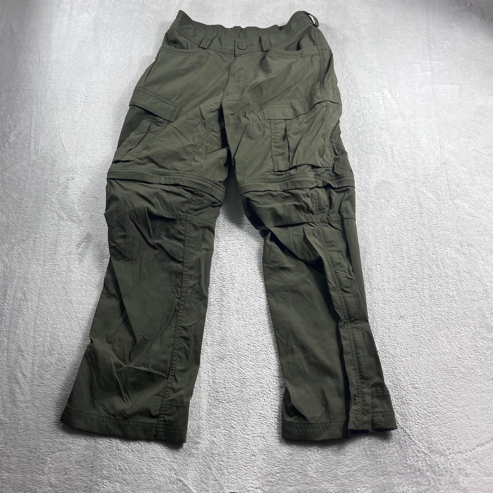 REI Co-op Sahara Convertible Cargo Pants Mens 28x28 Olive Green Hiking Outdoor